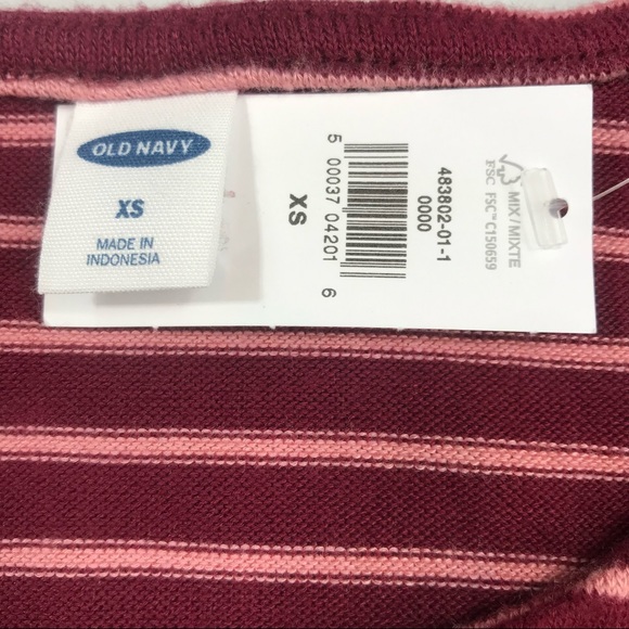 Old Navy Striped High-Low Hem Tunic Sweater - Picture 9 of 12